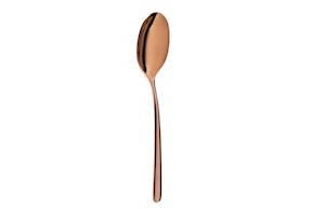 Cucchiaino the/caffè Linear acciaio con finitura PVD Copper Sambonet