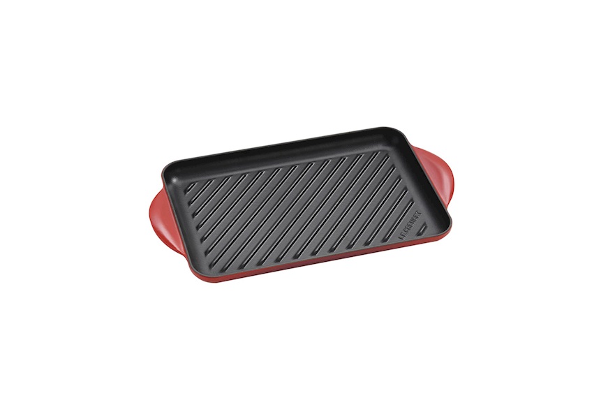 Grill rettangolare Classic ghisa colore ciliegia Le Creuset