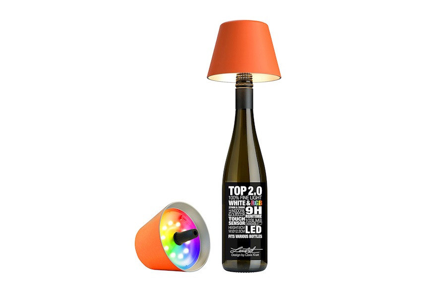 Lampada per bottiglie Top 2.0 arancione Sompex