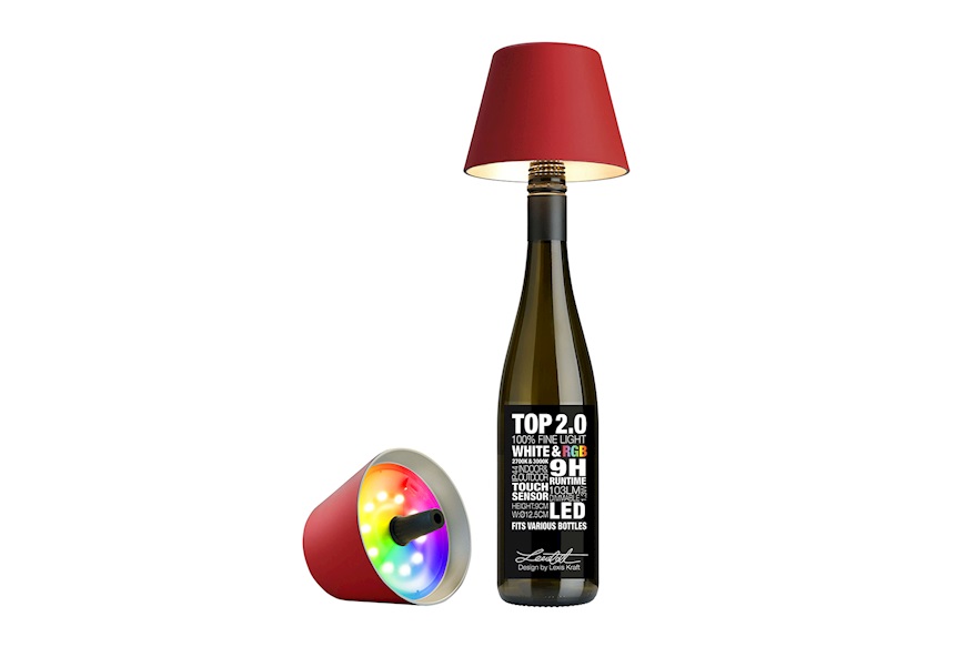 Bottle lamp Top 2.0 red Sompex