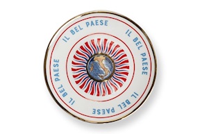 Plate Un Buon Ricordo porcelain Italia Bitossi home