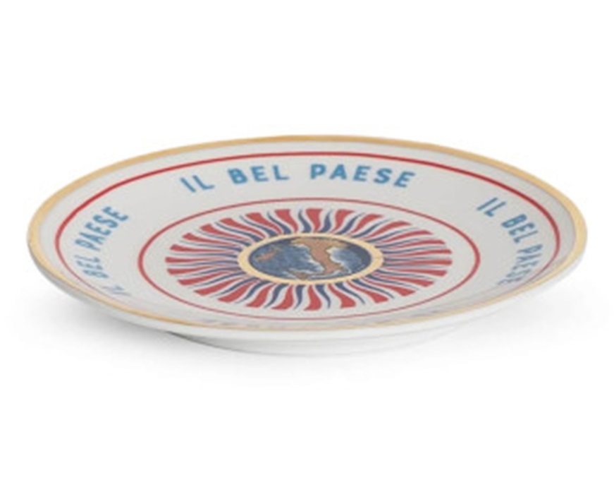 Piattino Un buon ricordo porcellana Italia Bitossi home