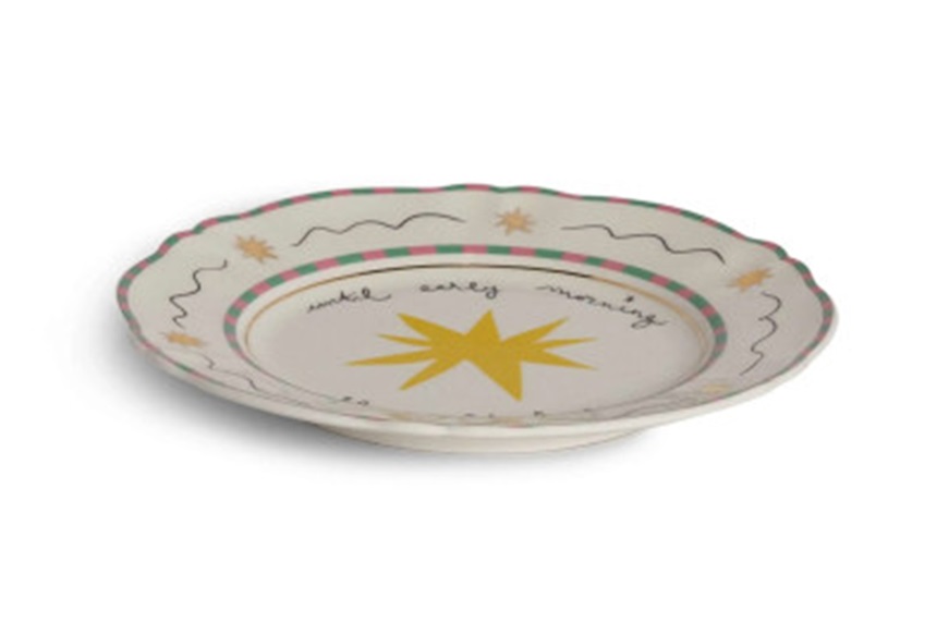 Plate Il Frutto della Passione porcelain Stella Bitossi home