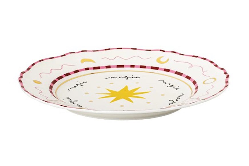 Dinner plate Il Frutto della Passione porcelain Stella Bitossi home