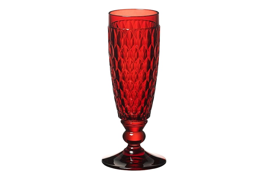 Flute Boston Coloured Red Villeroy & Boch