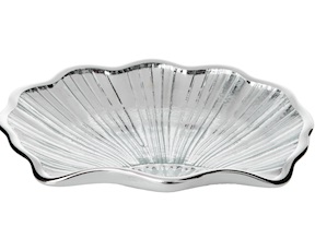 Piattino conchiglia argento Selezione Zanolli
