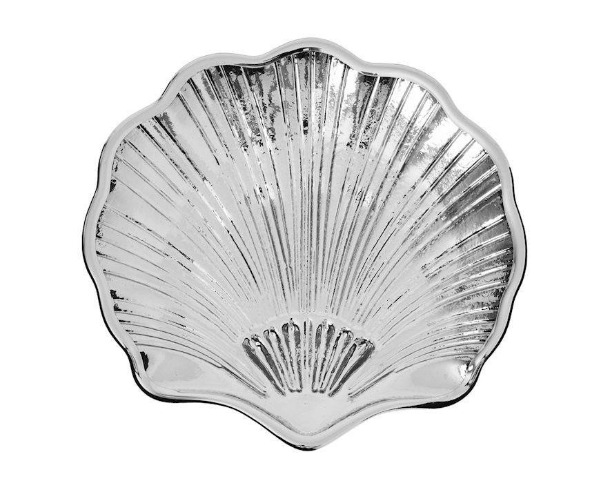 Piattino conchiglia argento Selezione Zanolli