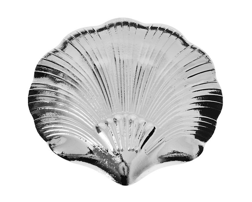 Piattino conchiglia argento Selezione Zanolli