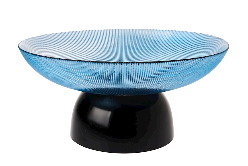 Centerpiece blue and black Pozzi Milano