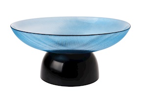 Centerpiece blue and black Pozzi Milano