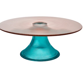 Cake Stand pink and green Pozzi Milano