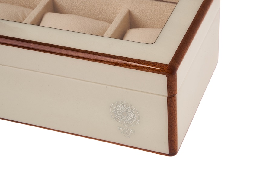 Watch Box in white wood Pozzi Milano