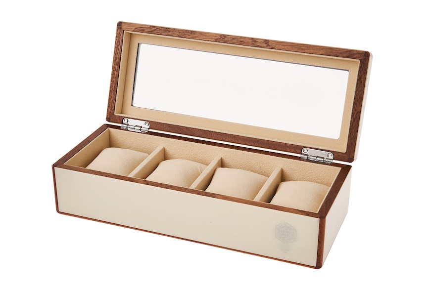 Watch Box in white wood Pozzi Milano