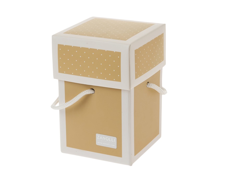 Soprammobile Pigna Argento porcellana con base argentata Selezione Zanolli