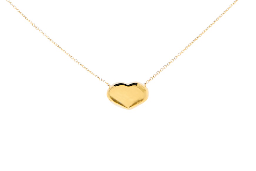 Catenina oro 750‰ con ciondolo cuore Selezione Zanolli