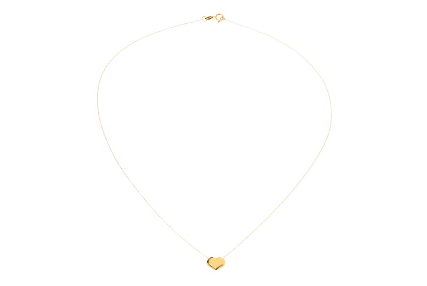 Catenina oro 750‰ con ciondolo cuore Selezione Zanolli