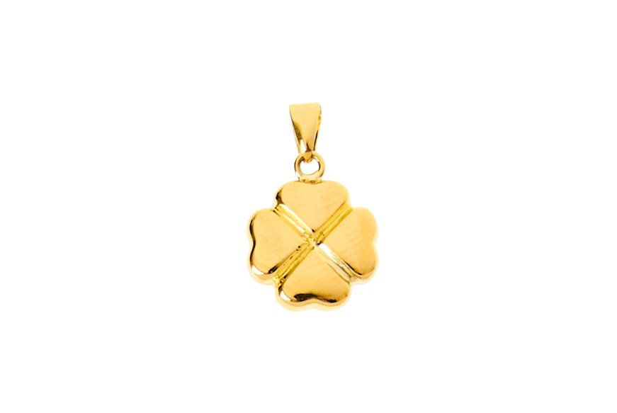 Pendant Four-leaf clover gold 750‰ Selezione Zanolli