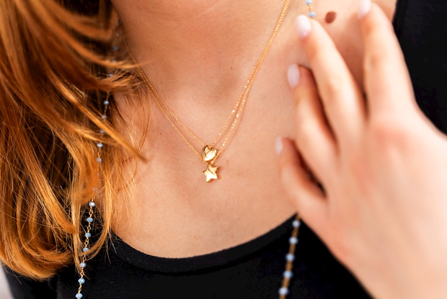 Necklace gold 750‰ with star pendant Selezione Zanolli
