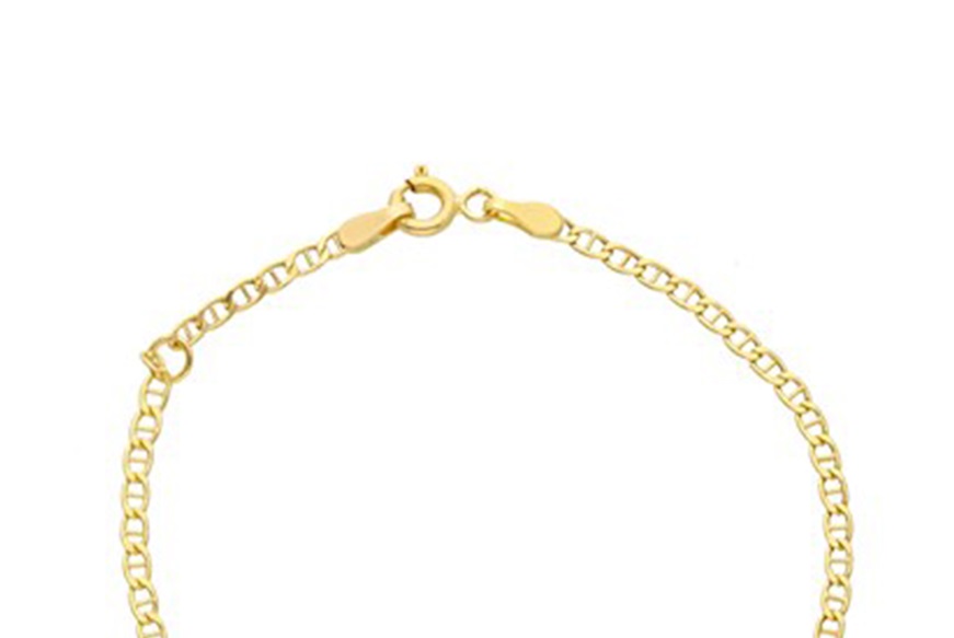 Bracciale bimbo oro 750‰ con piastrina Selezione Zanolli