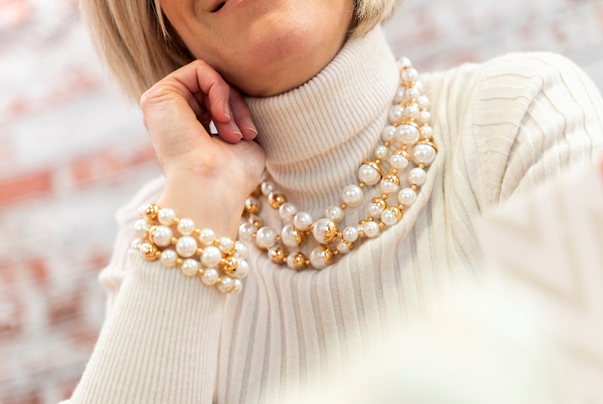 Necklace Fashion Mood with pearls Sovrani
