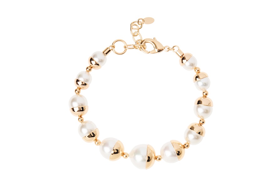 Bracelet Fashion Mood brass with pearls Sovrani