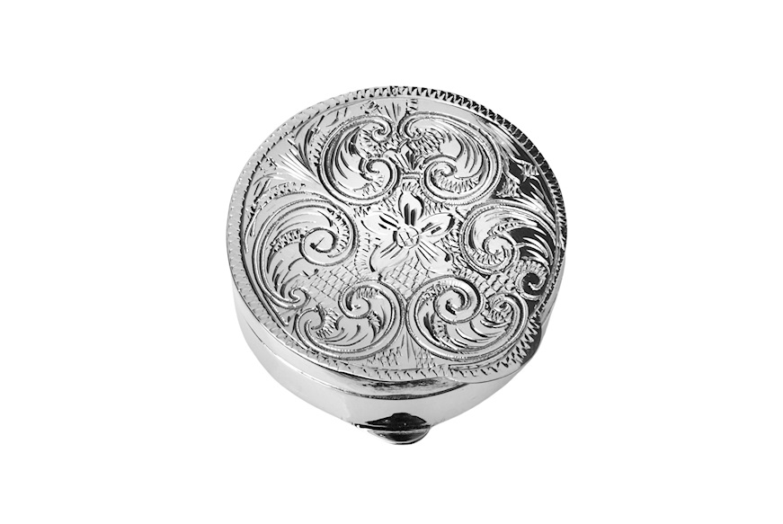 Pill box silver with engraving Selezione Zanolli