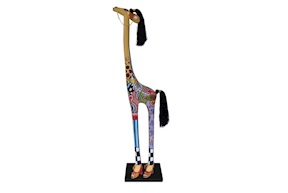 Giraffa Carmen L dipinta a mano Tom's Drag