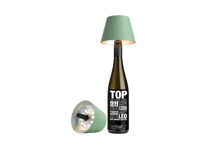 Lamp Top with green hat Sompex