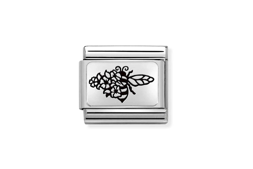 Bee with flowers Composable steel and silver Nomination