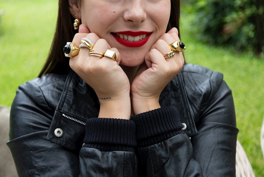 Anello Lovelight argento dorato con cubic zirconia bianchi Nomination