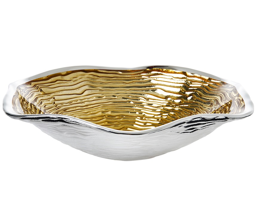 Crater bowl gold Selezione Zanolli