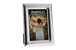 Cornice argento bilaminato martellato Selezione Zanolli