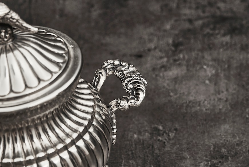 Sugar bowl silver In Empire style Selezione Zanolli
