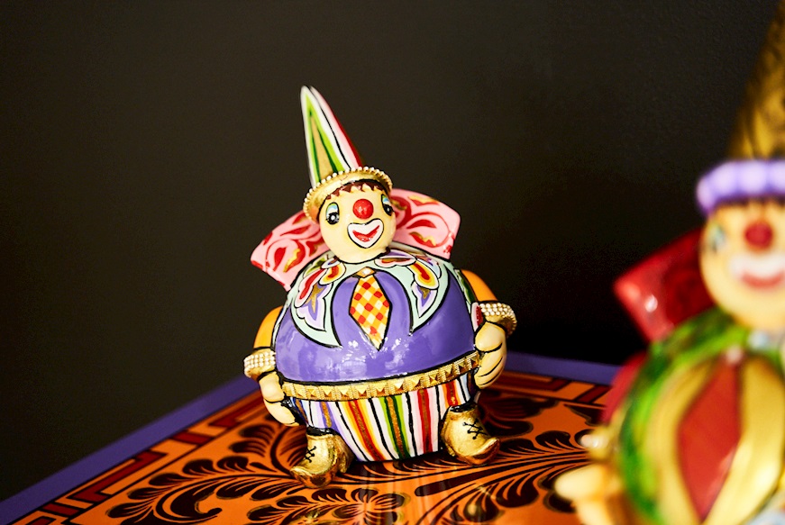 Clown Alfredo L dipinto a mano Tom's Drag