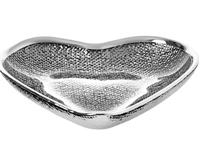 Piattino cuore argento Selezione Zanolli