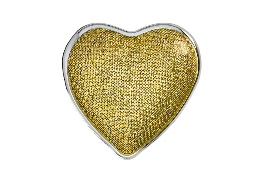 Heart Saucer gold Selezione Zanolli