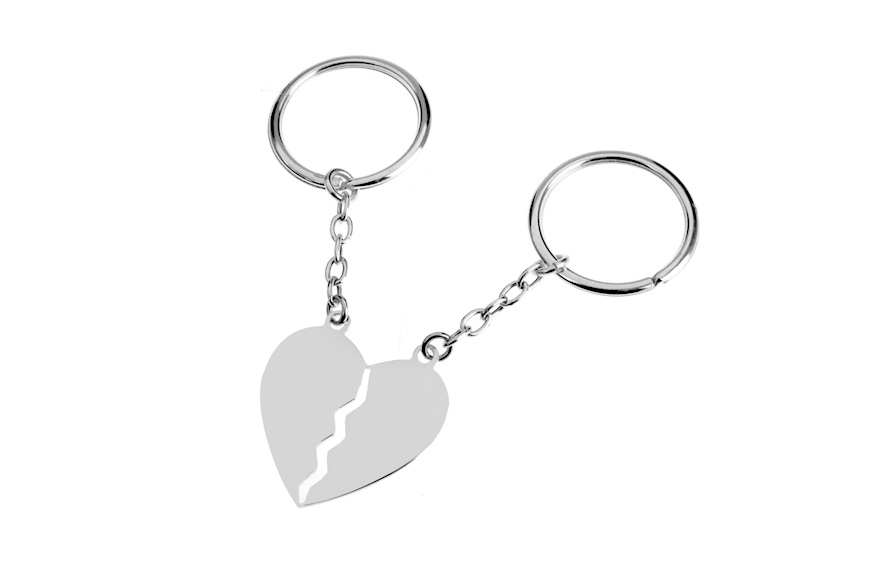 Divisible keychain Heart silver Selezione Zanolli