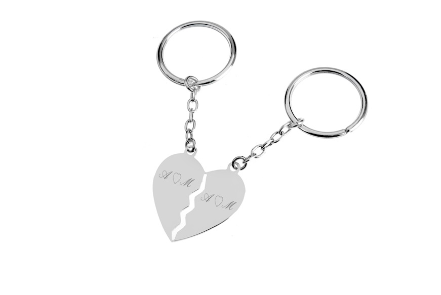 Divisible keychain Heart silver Selezione Zanolli