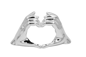 Mani Cuore argento Selezione Zanolli