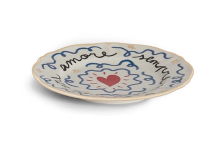 Plate Il Frutto della Passione porcelain Cuore Bitossi home