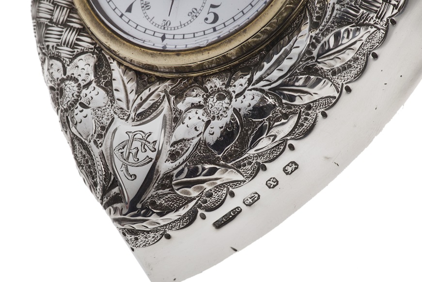Orologio da tavolo argento 50 grammi Birmingham (GB) 1902-1903 Selezione Zanolli