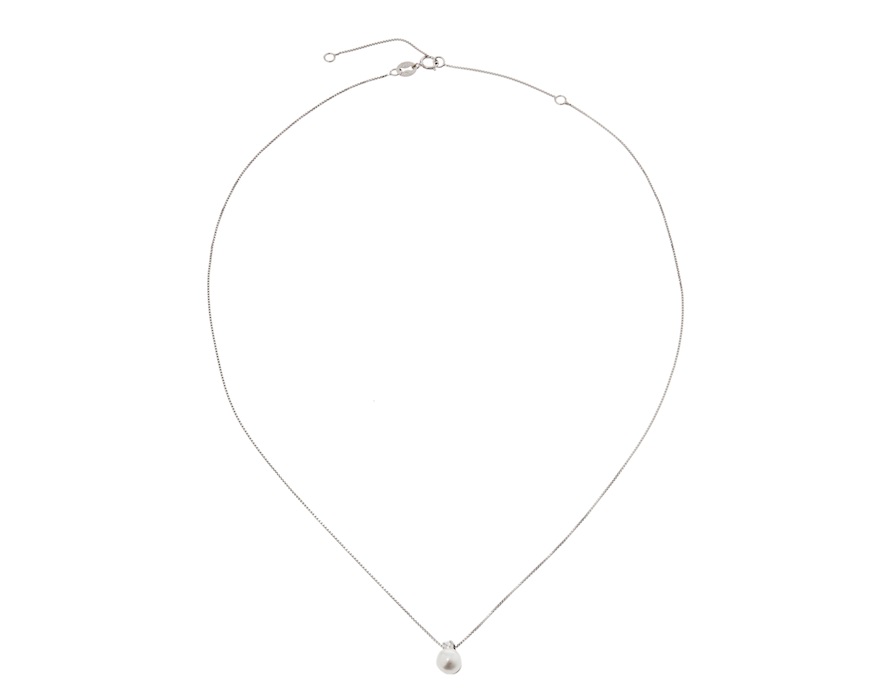 Parure collana e orecchini argento con shell pearl e cubic zirconia Sovrani