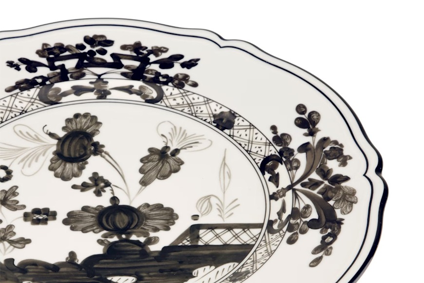 Tea saucer Oriente Italiano Albus porcelain Richard Ginori