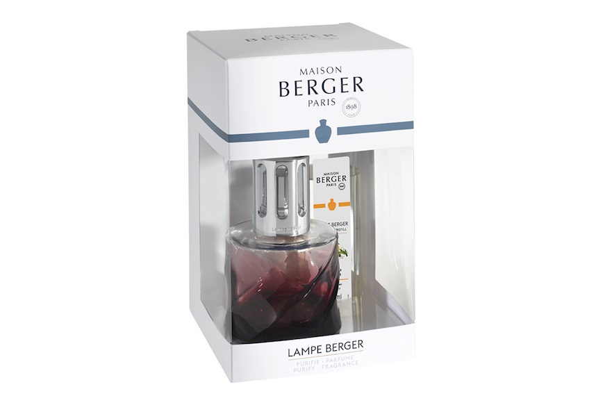 Gift Pack Lamp Spirale Rossa with 250 ml perfume Bacche di Goji Maison Berger Paris