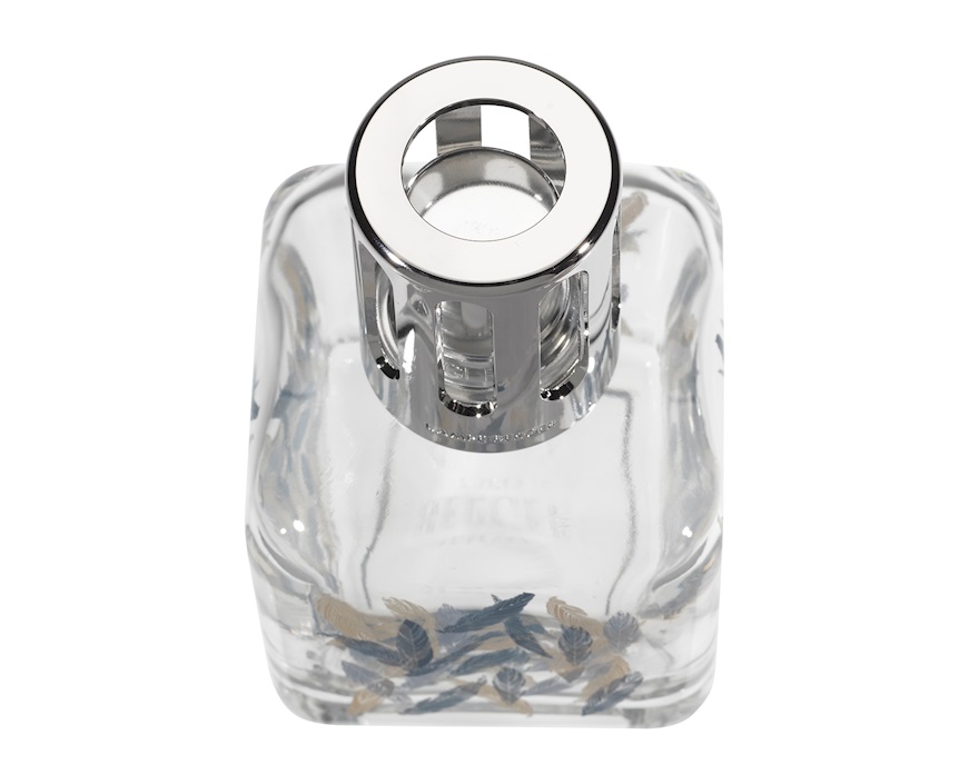 Gift pack lamp Glacon Piuma with 250 ml perfume Caresse de Coton Maison Berger Paris