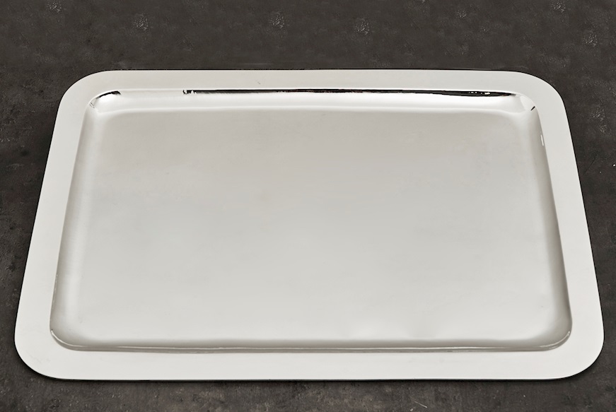Rectangular Tray silver 2603 grammi Zanolli Vintage
