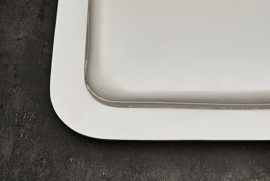 Rectangular Tray silver 2603 grammi Zanolli Vintage