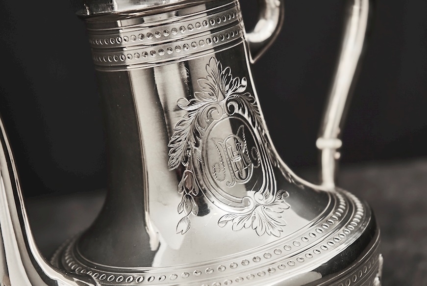 Teiera Francese argento con quattro piedi a zampa Selezione Zanolli