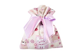 Favor Sugared Almonds dogs and cats with pink bow Selezione Zanolli