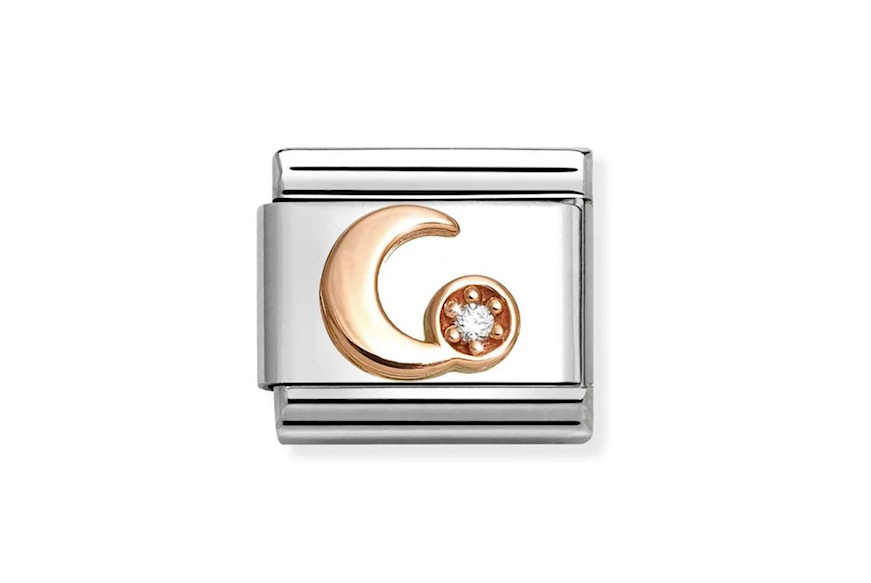 Moon Composable steel rosè gold and zircons Nomination